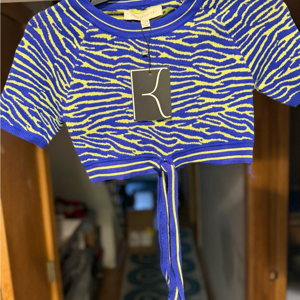 Very rare Dance & Marvel top with waist tie new with tags!